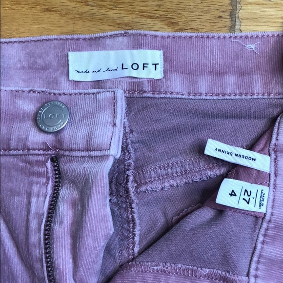 Loft Modern Skinny Corduroy pants - Picture 2 of 2